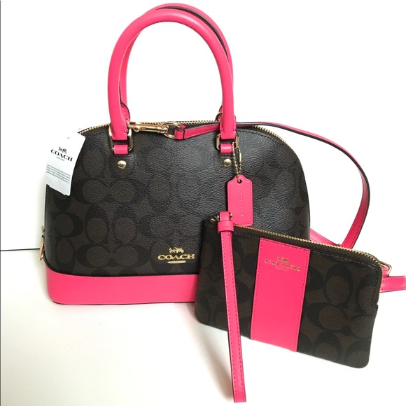 Coach Handbags - ❤️🌹coach satchel set/crossbody & wristlet/brow